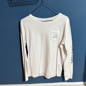 Vineyard Vines Classic White Long Sleeve Tee